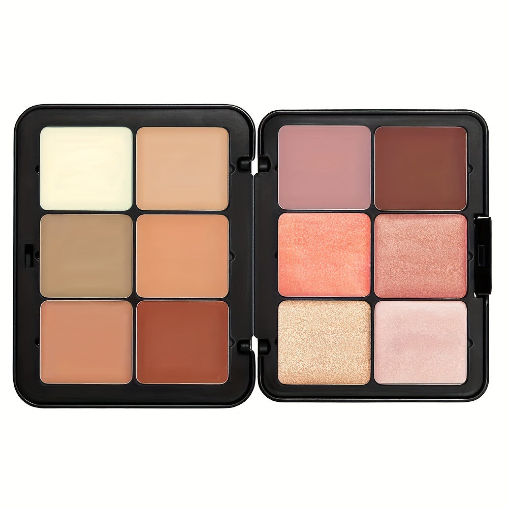 Palette Teint 2 en 1 – Anti-Cernes et Blush Zéro Défaut