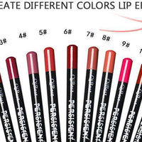 Set de Crayons à Lèvres Haute Définition - 12 Couleurs