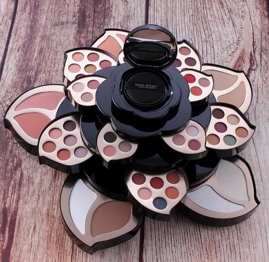 Palette Fleur Multi-Étages – Maquillage Complet 48 Couleurs